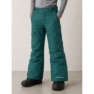 COLUMBIA Snow Pants Kids Unisex Youth Small (8) Green Snowboarding Skiing